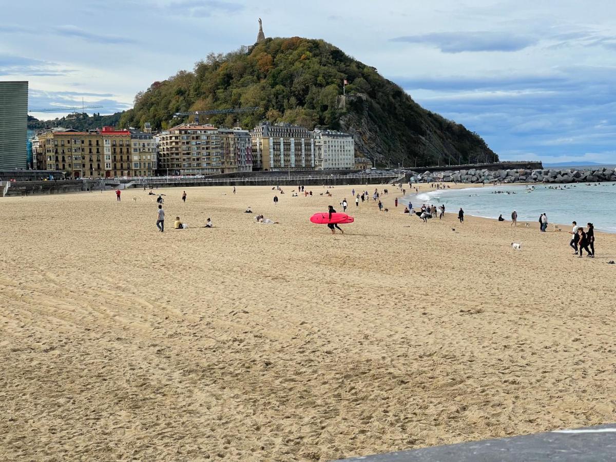 Usandizaga Apartment, Second Line Beach, Free Parking San Sebastián Exteriér fotografie